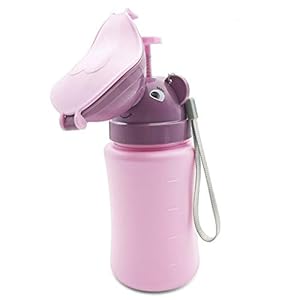 Travel Potty, Portable Elephant Leakproof Potty Urinal Emergency Toilet Pee Bottle Cup Jar for Toddlers Kids Baby Boys…