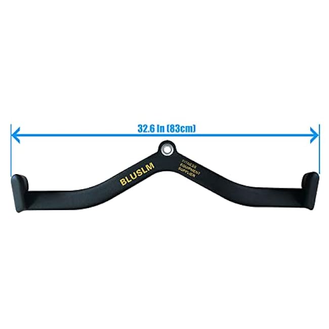 LAT Pull Down Bar for Cable Machine, LAT Pulldown Attachments T Bar V Bar Cable Attachment, Back Tricep Bar Strength Training Handle