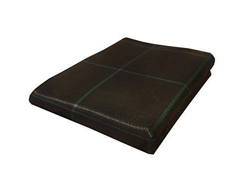 Seinec Malla/Tela Antihierbas Negra 20m² (2 x 10m). Resistente a Roturas. con Protección UV para el Control de Maleza en Jardín y Huertos Ecológicos. Ocultación. Polipropileno (PP)