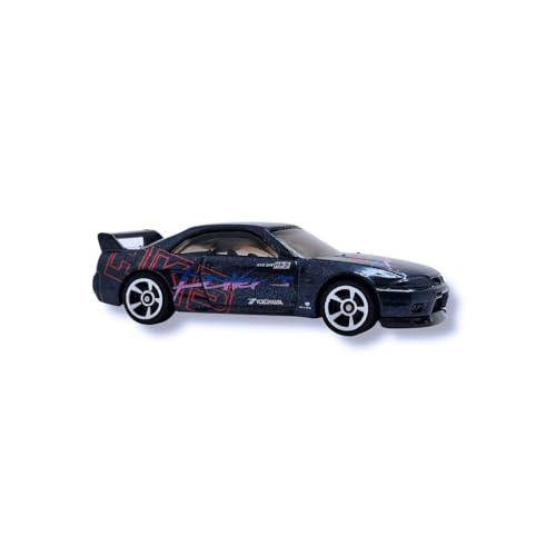 Image of Hot Wheels Nissan Skyline GT-R BCNR33 70S vs 90S for Ages 3 Years and Up 144 /250 (Blue)