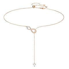 Y Necklace - Rose Gold Tone