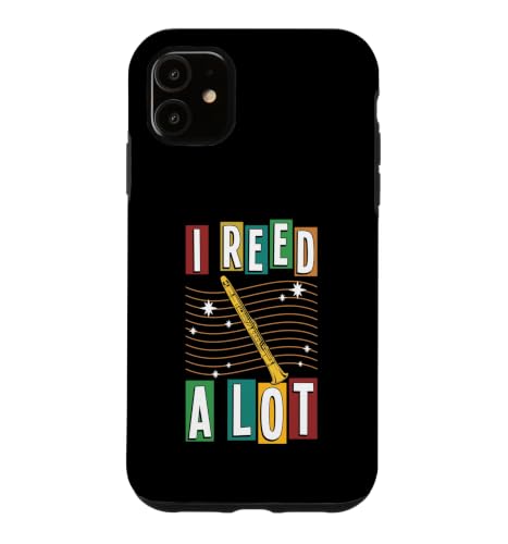 I Reed A Lot Funny Clarinet Pun ���[���A �X�}�z�P�[�X iPhone 11 �p