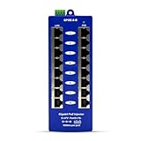 PoE Texas GPOE-8B - 8 Port Gigabit Passive Mode B Power Over Ethernet Injector for Ubiquiti, Mikrotik & More - Add PoE to Non-PoE Switch - 24v, 48v or 56v Power Supply Sold Separately