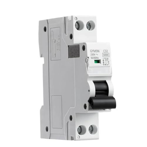 Mini disjoncteur DPN MCB 1P+N 220V AC courbe B C pour protection tableau électrique
