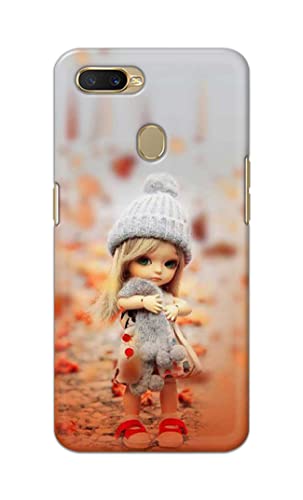 Image of PRINTFIDAA Doll Cute Girl Amazing Beauty Little Kid Child Playing Hard Back Cover for Oppo A7 / Oppo A5s / Oppo A12 / Oppo A11k / Oppo A12s / CPH1909 Back Cover -(P6) KAT1001