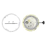 Ewatchparts Automatic Movement 21 Jewels Date @3 Gold With Extra Parts Compatible With Miyota 8215 Japan