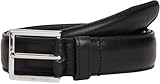 Tommy Hilfiger Ceinture Homme Hudson 3,0 cm Cuir, Noir (Black), 100 cm