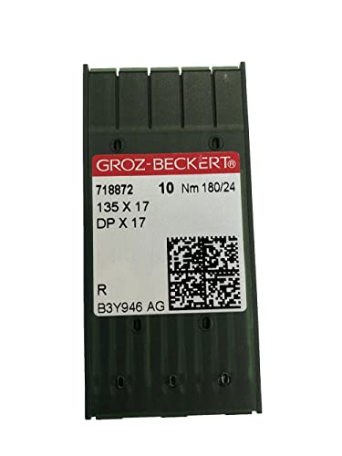 135x17 Walking Foot Industrial Sewing Needles Size 180/24 10 Pack Groz-Beckert