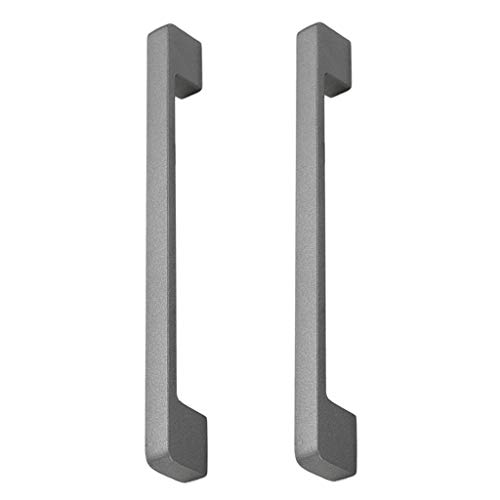 Preisvergleich Produktbild RSZ-cGriffe Schubladentürgriff, Legierung Grau Schuhkarton Kabinett Kleiderschrank Küche Möbelbeschläge Türschnalle Türgriffe für Küchenschränke (Size : C (hole spacing 96mm))