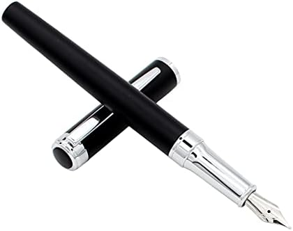 Abcsea 1 Pezzo Penne Stilografiche, Penne Stilografiche Fine, Penna Stilografica Fine, Penna Affari per Scuola, Affari, Lavoro, Nero Abcsea 1 Pezzo Penne Stilografiche, Penne Stilografiche Fine, Penna Stilografica Fine, Penna Affari per Scuola, Affari, Lavoro, Nero