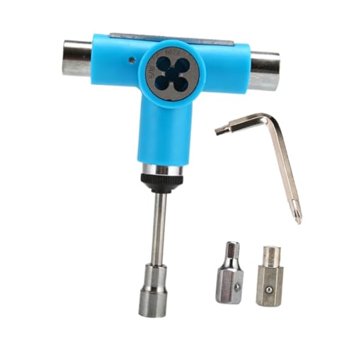 WHAMVOX Durable Steel Abs Plastic T-Type Sleeve Tool for Skateboarding Accessories