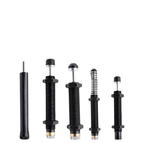1pc Adjustable Hydraulic Oil Shock Absorbers Industrial High-Speed Mid-Stroke Dampers with M6–M14 Threads(Premium-ACA1210-1)
