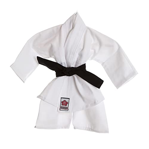 Kimono para Bebê Judô e Jiu Jitsu Potinho de Mel Branco