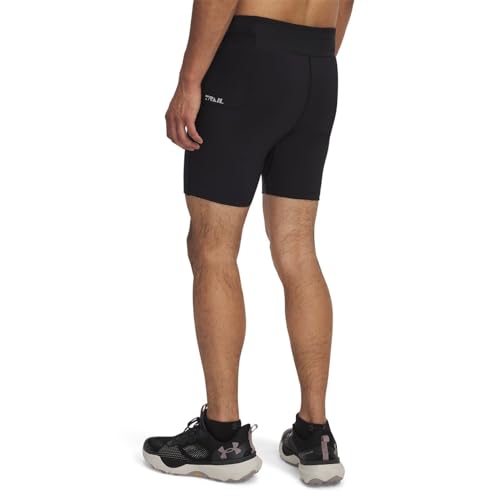 Short Leggings Trail running homme Launch Pro L cuisard compression noir