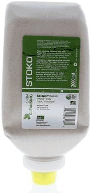 Deb Stoko Solopol Classic 83187 Heavy Duty Hand Cleaner (2000 ml Soft Bottle) (10 Bottles)