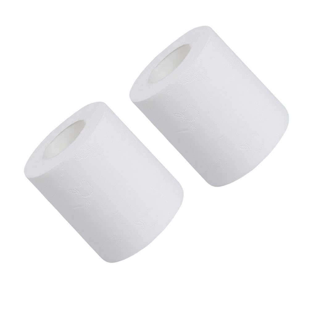 ARTISOUL® 2Pcs Home Hotel 4 Ply Bathroom Toilet Paper Bulk Roll Wood Pulp Bath Tissue | Household Supplies & Cleaning | Paper Products | Toilet Paper