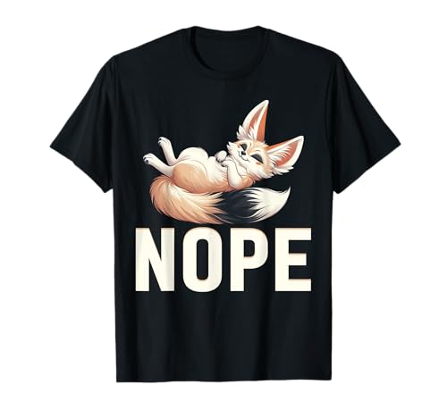Fennec Foxes Nope Fenec Fox Animal Lover Art Animaux sauvages T-Shirt