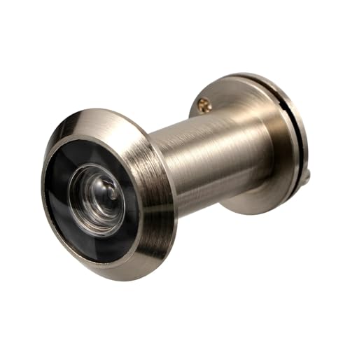 Peep Holes for Door 4pcs Copper Anti-Theft Door Viewer 180 Degree Wide Angle Lens Security Door Peep Hole for Residential Commercial Entrance Monitoring(Red) miniatura 7
