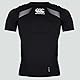 Canterbury Pro Protection Rugby-Weste für Erwachsene, Uni, schützt Brust und Schultern, atmungsaktiv, leichte und Flexible Schutzweste, Schwarz/Weiß/Silber, XL