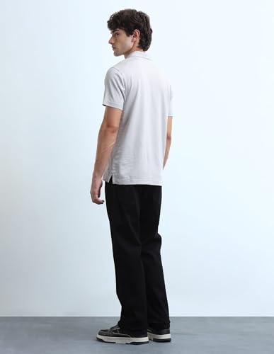 Image of Flying Machine Men's Bootcut Fit Jeans| Solid | Mid Rise | Stretchable | Jeans for Man
