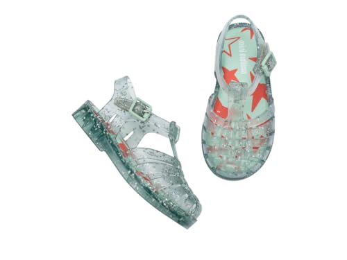 Image of mini melissa Possession Jelly Fisherman Sandal for Toddler and Kids | Iconic Fisherman Jelly Sandal for Toddlers & Girls, Adjustable Buckle, Waterproof, Bubblegum Scent, Play & Dress Shoes