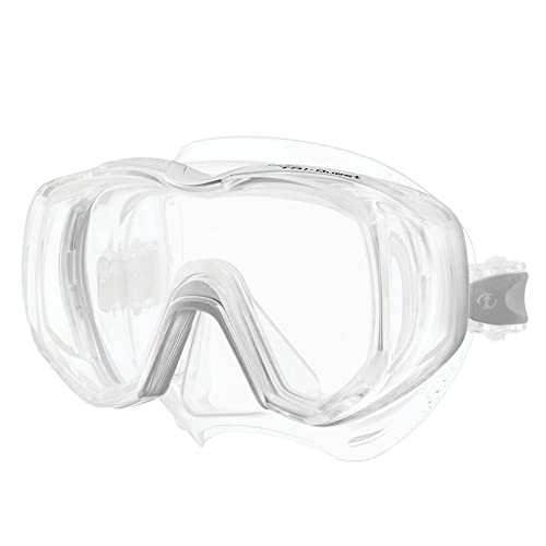 Tusa M-3001 Freedom Tri-Quest Scuba Diving Mask, Translucent #TOP8