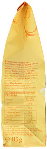 Lindt Fioretto Minis Beutel, Zabaione, Raffinierte Pralinés mit Zabaione-Trüffel-Füllung umhüllt von knusprigem Crisp… – Bild 4