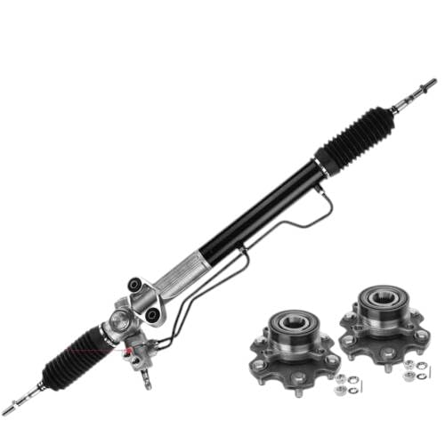 Replacement Parts for 3X Front Rack and Pinion&Hub Bearing Kit for Mitsubishi Montero 2003-2006 3.8L Mod-A58PP-84252