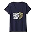 Femme Good Vibes Only Gifts - Énergie positive motivante T-Shirt avec Col en V