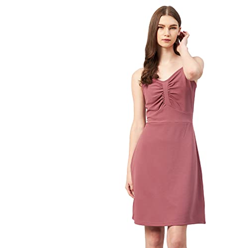 Image of Rare Women's Polyester A-Line Above The Knee Casual Dress