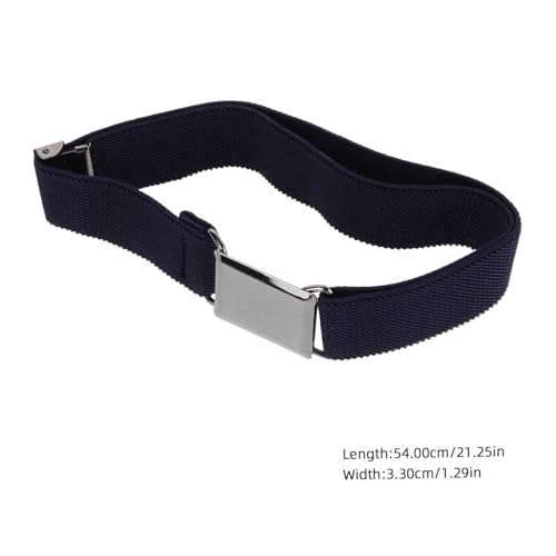 VANZACK 4Pcs Elastic Waist Belt for Boys Flexible Stretchy Belts Camel Lightweight Fashionable Accessory for Dresses Jeans Skirts2