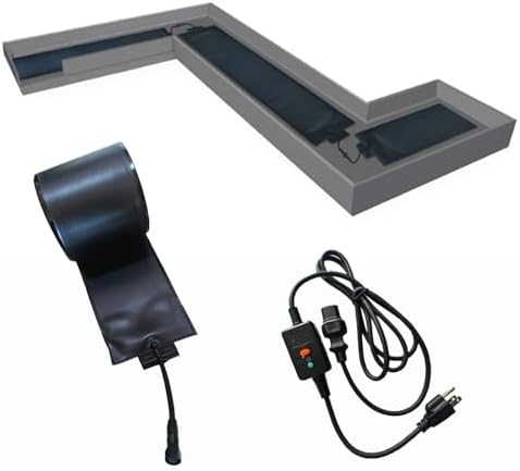 Outdoor Electric Snow Melting Mats, Instant Roof & Gutter Heat Tape, Graphene De-Icing Solution for Doors, Fast Heating for Winter Safety