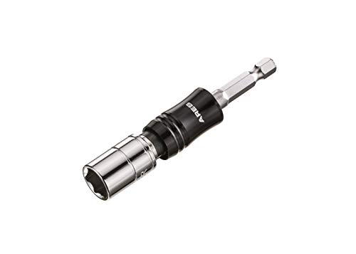 Image of ARES 70034 2-in-1 Socket Bit Holder - Holds 1 /4-Inch Drive Sockets and Bits - Quick Change Mechanism - Easy Switching Between Bits and Sockets