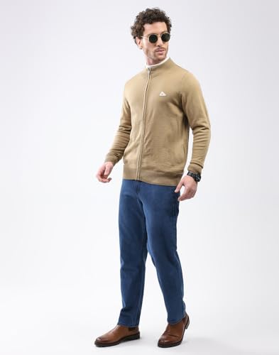 Image of Monte Carlo Men Regular Fit Full Sleeve Solid T Neck Winter Pullover (Pack of 1)