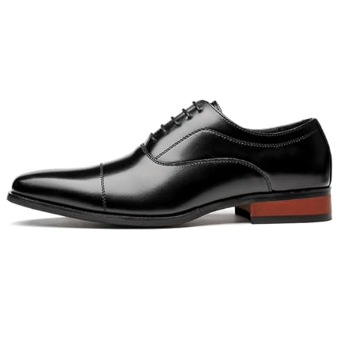Lace Up Dress Shoes for Men Pointed Toe Leather Design Ideal for Business Casual and Daily Wear3