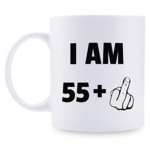 Tazza da caffè con scritta in inglese “56th Birthday Gifts for Men 1963 Birthday Gifts for Men, 56 Years Old Birthday Gifts for Dad, Husband, Friend, Brother, Lui, collega e collega, 325 ml