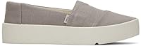 Toms Women's Verona Slip-On Sneaker, Morning Dove Heritage Canvas, US 8
