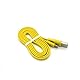 Adhiper UE Boom Ladekabel, Netzkabel, Ladekabel Ersatz Flachkabel Kompatibel mit UE Boom/Boom 2/Boom 3, passend für Megaboom/Miniboom/Roll Funklautsprecher (1M/Gelb