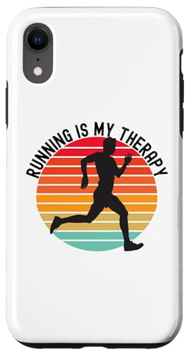 Running is My Therapy �W���K�[ �����j���O ���g���T���Z�b�g �X�}�z�P�[�X iPhone XR �p