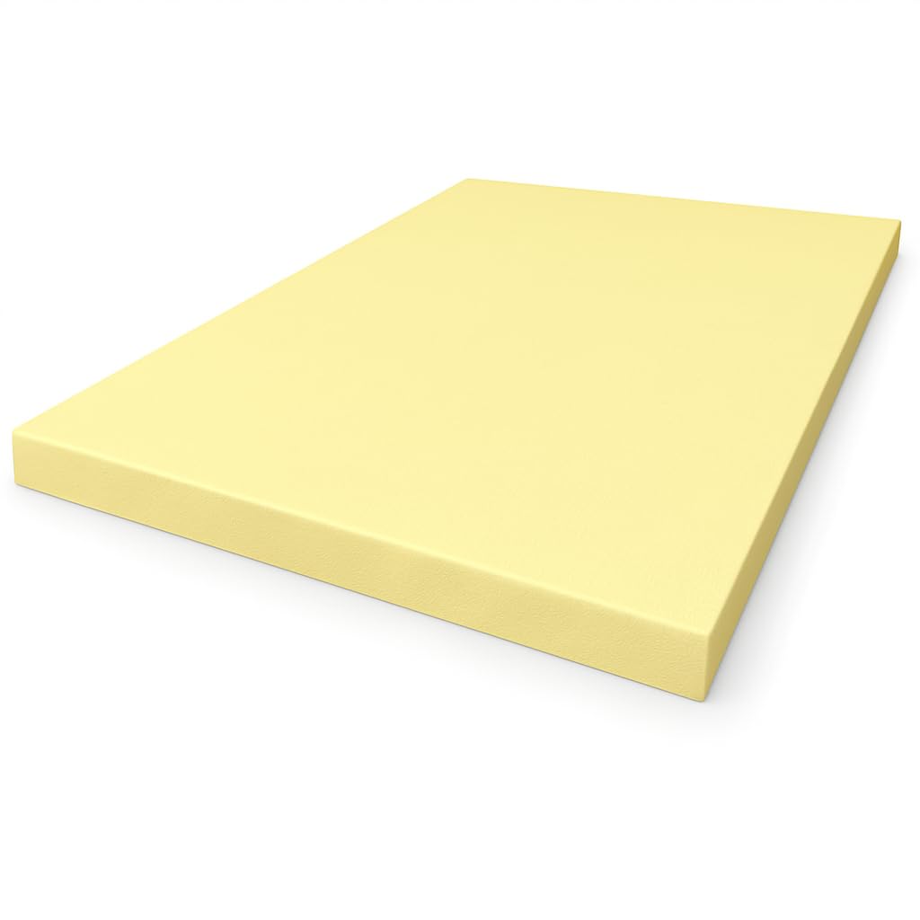 Dreamlayer Orthopaedic Memory Foam Mattress Topper – For Back & Joint Pain Relief, Comfort & Support, Pressure Relief, Breathable & Hypoallergenic Bed Topper – UK Made (1" thickness, Double)