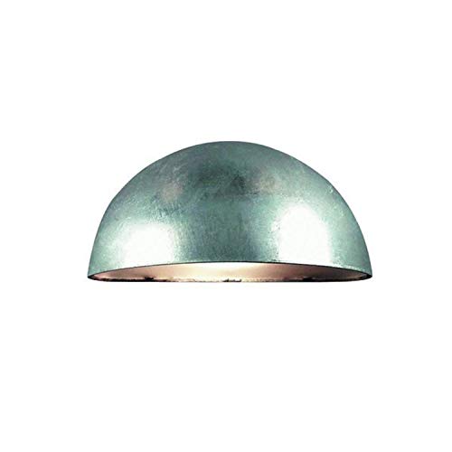Nordlux Scorpius Outdoor Wall Light Silver Galvanized Steel E14 Coastal/Marine Safe - Garden, Patio, Entrance Mains Powered, IP33
