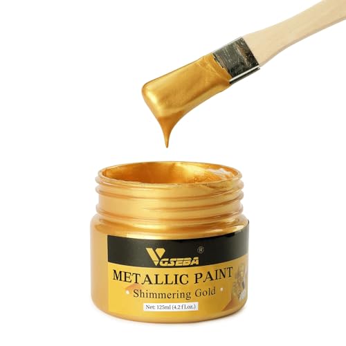 VGSEBA Acrylic Paint Metallic Gold Paint 125ml