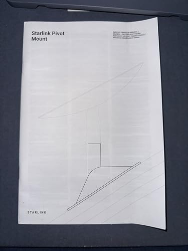 Starlink Pivot Mount Satellite V2 Novo para prato quadrado