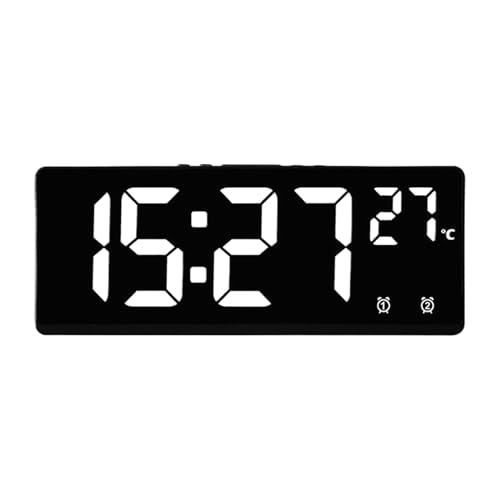 Réveil numérique à commande vocale compact pour table de chevet et bureau - 2