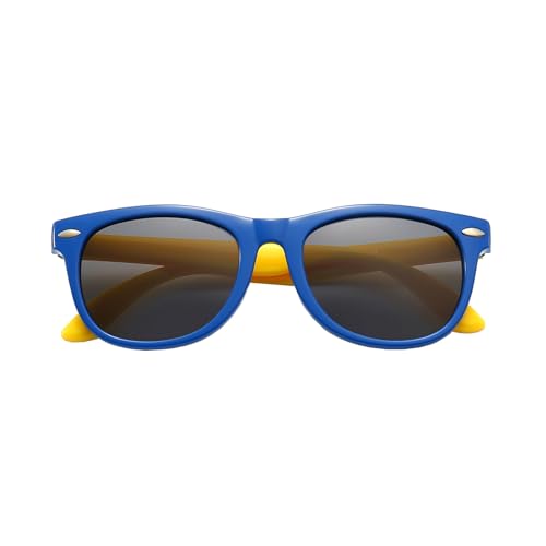 Image of FANNYGO 3 Pack Kids Sunglasses for Boys Girls Kid children's Polarized Sunglasses Age 3-10