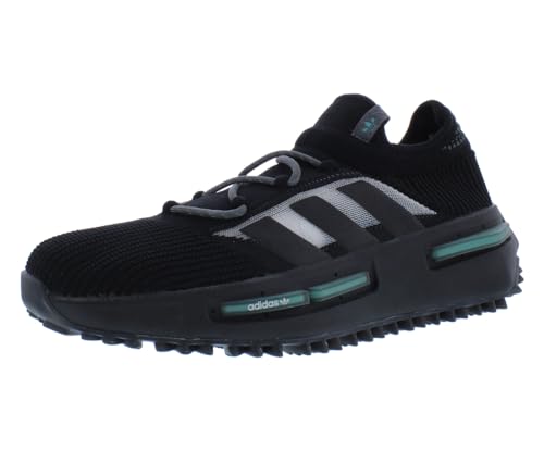 Image of adidas Originals Men's NMD S1 Shoes, Core Black /Core Black /Altered Blue, US 5