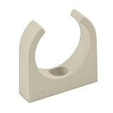 25 Stück Kopos Klemmschelle M50 50mm Clippschelle für Stangenrohr aus PVC