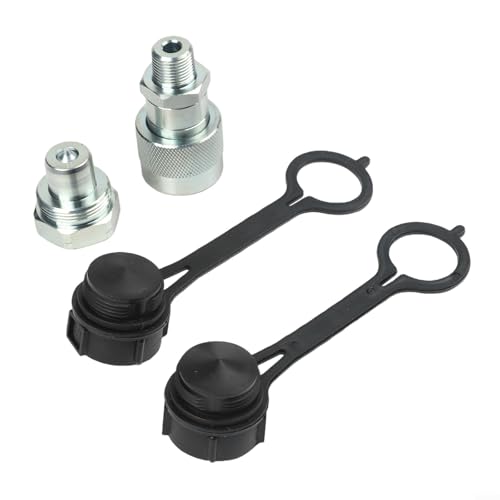 Coupleur rapide hydraulique 3/8 NPT raccord femelle mâle pour pompe cylindre cric