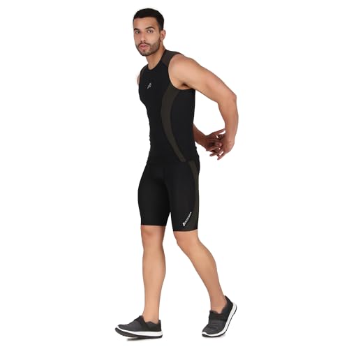 Image of ReDesign Apparels Nylon Compression Shorts Tights for Multi Sports (Color Options)