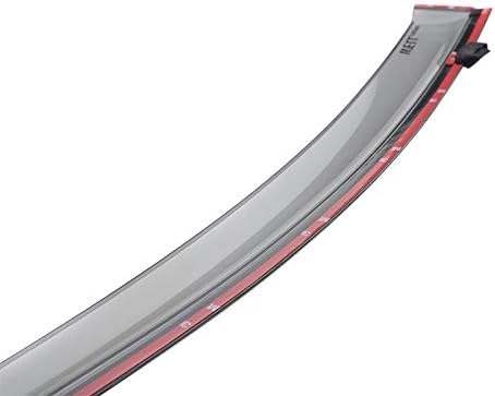 WellVisors Window Visors Wind Deflectors Compatible with BMW 2009-2015 7-Series F02 with Chrome Trim Rain Guards 3-847BM011